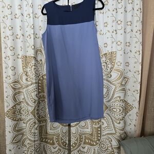 Cynthia Rowley Two-Tone Blue Mini Dress